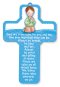 7 1/4" Praying Boy Wood Cross