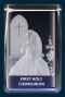 Lazer Engraved Communion Crystal - Girl
