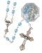 Blue Glass Communion Rosary