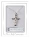 Communion Sterling Silver Crucifix Necklet