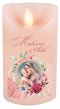 Madonna & Child Scented Wax LED Candle with Timer