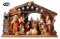 Nativity/Resin/11 Figs 6 inch Shed/Light