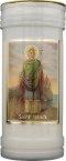 Saint Patrick Single Pillar Candle