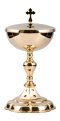 Gold Plated Ciborium H 25 cm