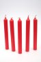 Single Christingle Candle - Red - 4.5"