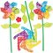Rainbow Flower Windmill Kits - Pack of 6