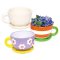 Cup & Saucer Ceramic Planters - Pack of 2