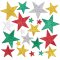 Christmas Glitter Star Foam Stickers - Pack of 150