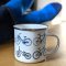 Enamel Mug & Socks - The Gentleman's Emporium Bike Blue