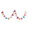 Handmade Felt Bright Blooms Bunting 200cm Garland Home Decoration