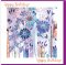Birthday Purple Flowers Greetings Card