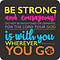 Be strong Coaster