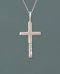 Silver Cross Inlaid with Mother of Pearl Pendant