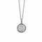 Sterling silver St Christopher Pendant with Diamond Cut Edge