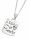 Sterling silver I Believe in Miracles Pendant