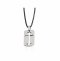 Urban Cut Out Cross Pendant on Leather Cord
