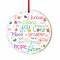 For I Know the Plans I Have For You Ceramic Hanging Decoration