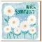 With Sympathy Daisies Greetings Card