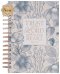 Journal Spiral Blue Floral Trust In the Lord Prov. 3:5