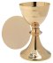 Gold Plated Chalice with Paten H 20 cm