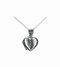 Silver Heart Pendant - 16" Chain