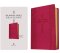 Bilingual Bible / Biblia bilingüe NLT/NTV (LeatherLike, Pink Rose)