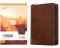 The Message Deluxe Gift Zipper Bible, Large Print (Leather-Look, Rustic Brown)