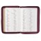 KJV Bible Compact Faux Leather, Merlot w/zipper