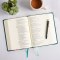 NASB Notetaking Bible, Large Print Edition, Teal Floral