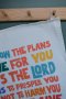 Jeremiah 29 Tea Towel. For I know the plans I have for you.
