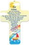 Children's Wooden Cross - Our Father (12481)