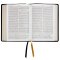 LSB Giant Print Reference Cowhide Bible, Black