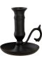 Black Iron Candle Holder H 11 cm