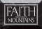 Glass Plaque-Faith Can Move Mountains (6 x 4)