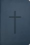 NLT Premium Value Compact Bible, Filament Enabled (LeatherLike, Navy Cross)