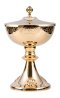 Golden Plated Ciborium H 24.5 cm