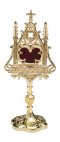 Gold Plated Reliquary H 32 cm