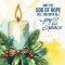 Joy & Peace Candle Christmas Cards (Pack Of 10)
