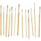 Round Tip Hog Hair Paint Brushes (Pack of 12)