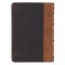 KJV Bible Compact Leather Cross Two-tone Black