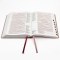 Lsb, Handy Size, Inside Column Reference, Paste-Down Pink Faux Leather Hope Blooms, Red Letter