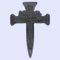Nail Cross With Thorns Wall Cross