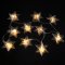 10 Frosted Origami Star Garland