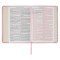 KJV Crown of Thorns Pink faux Leather Large Print Compact King James Bible