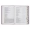 NLT Plum Floral Faux Leather Spiritual Growth Bible