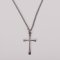 18" Sterling Silver Cross Necklace