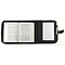 Medium Three-Fold Organizer Black Polyester Bible Cover