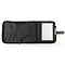 Medium Three-Fold Organizer Black Polyester Bible Cover