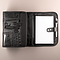 Large Three-Fold Organizer Black Polyester Bible Cover