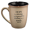 Hope Ivory Stoneware Coffee Mug - Hebrews 6:19